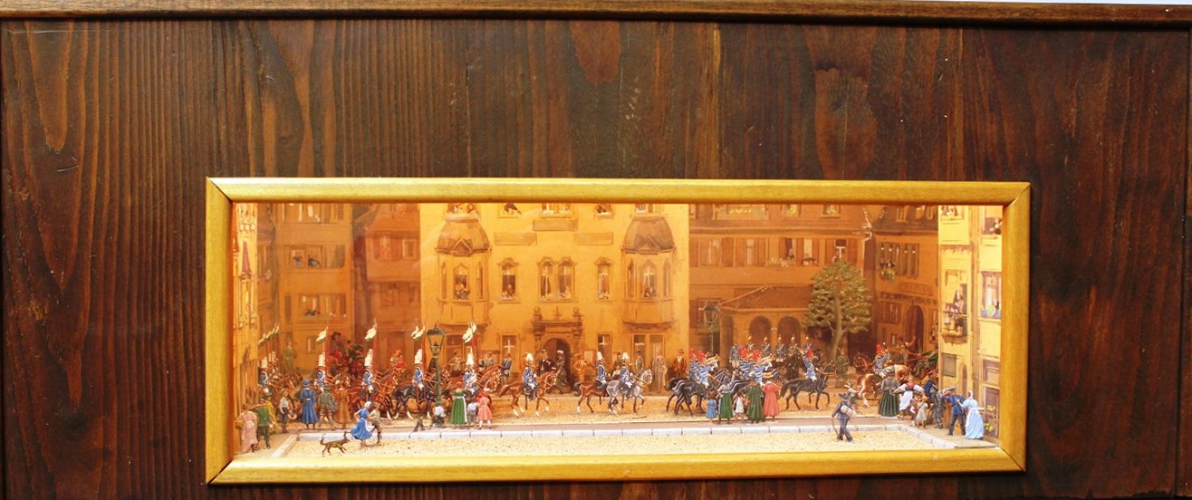 Einrücken des Karabinier-Regiments Einrücken des Karabinier-Regiments